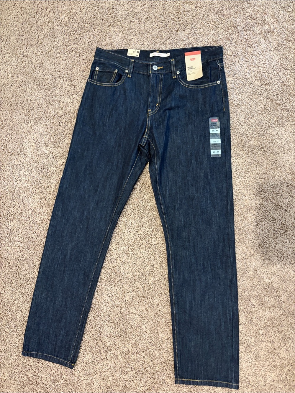 Levi's Women's Straight Dark Indigo Jeans